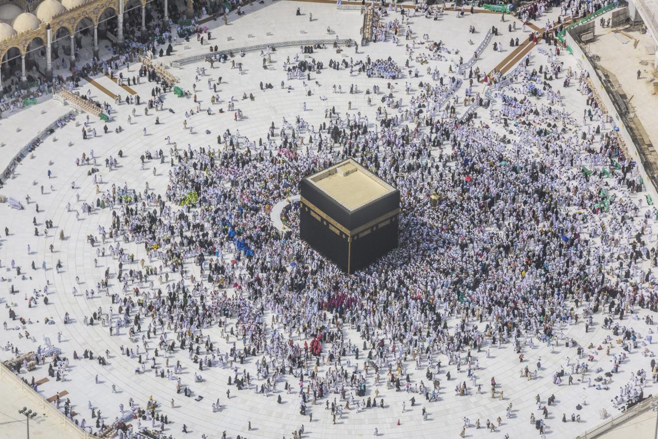 people during Hajj in Mecca