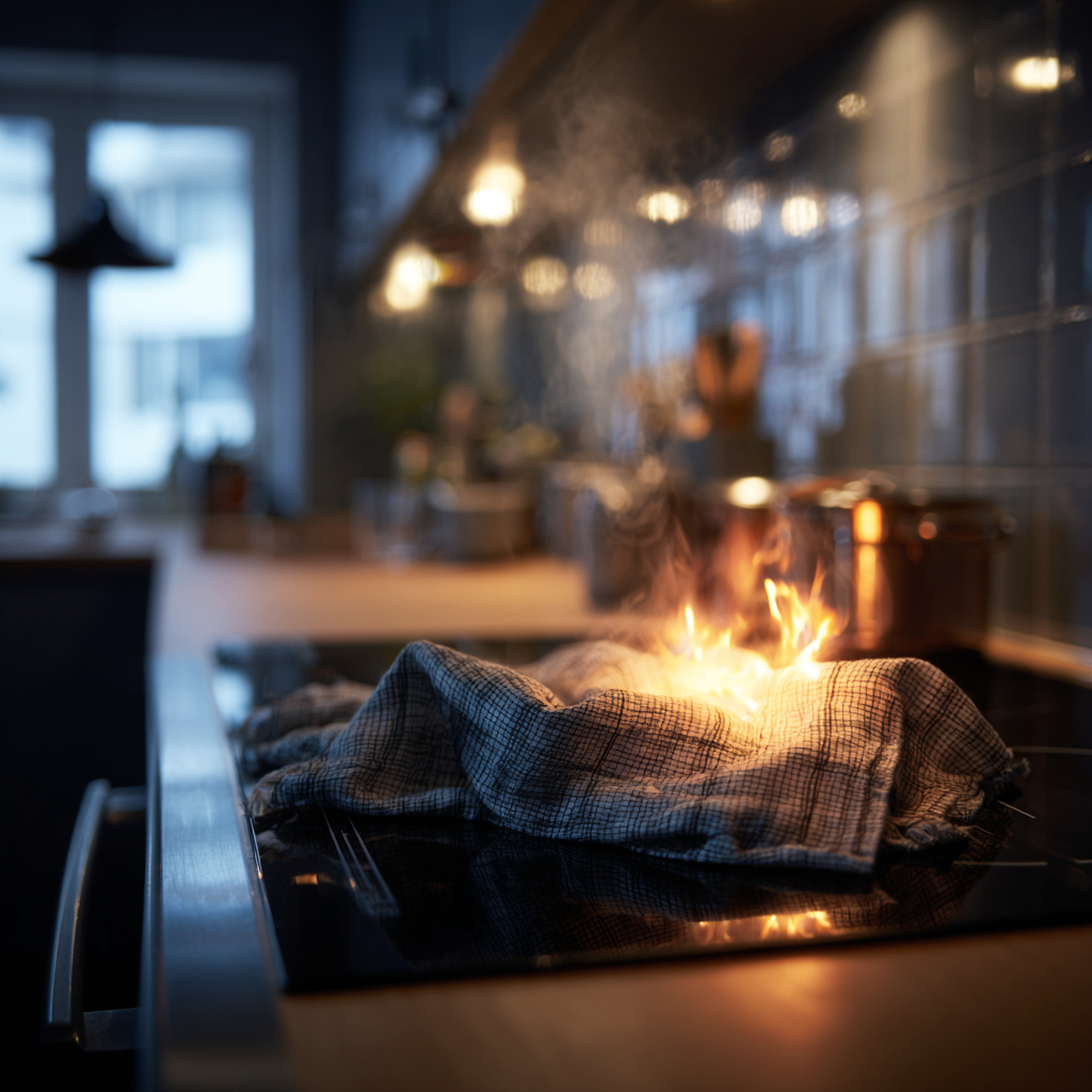AI generate image of real Lancashire cooking fire