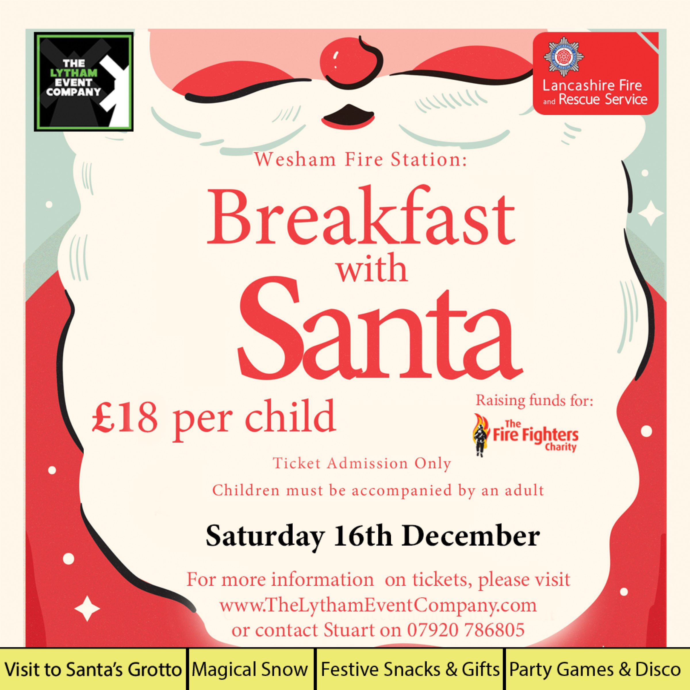 Wesham Fire Station Breakfast with Santa