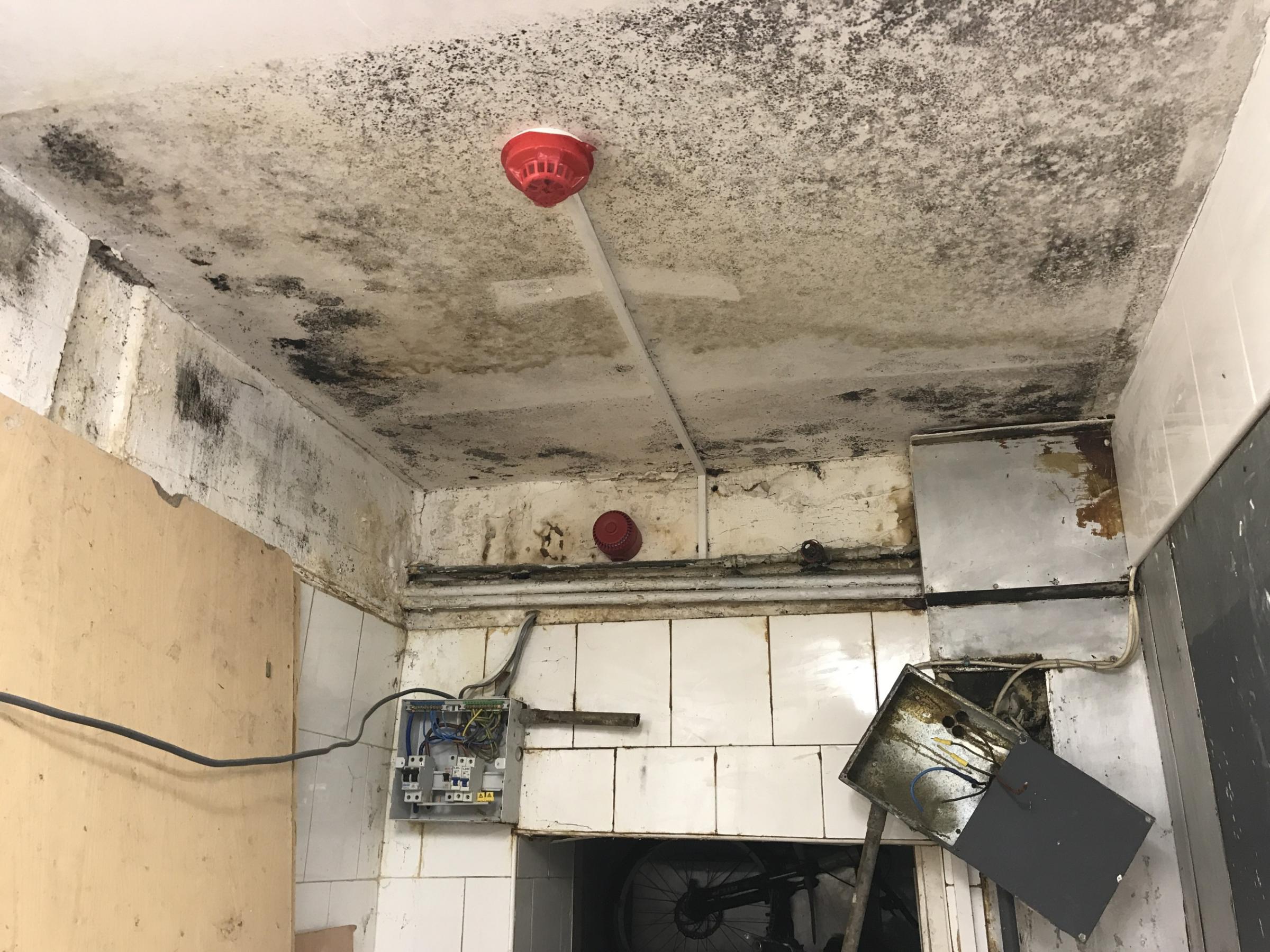 Inside  Mr Khan’s premise
